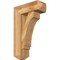Ekena Millwork Imperial Craftsman Rough Sawn Bracket w/ Offset Brace, Western Red Cedar, 8"W x 22"D x 34"H BKT0806X22X34IMP04RWR - alternate 1